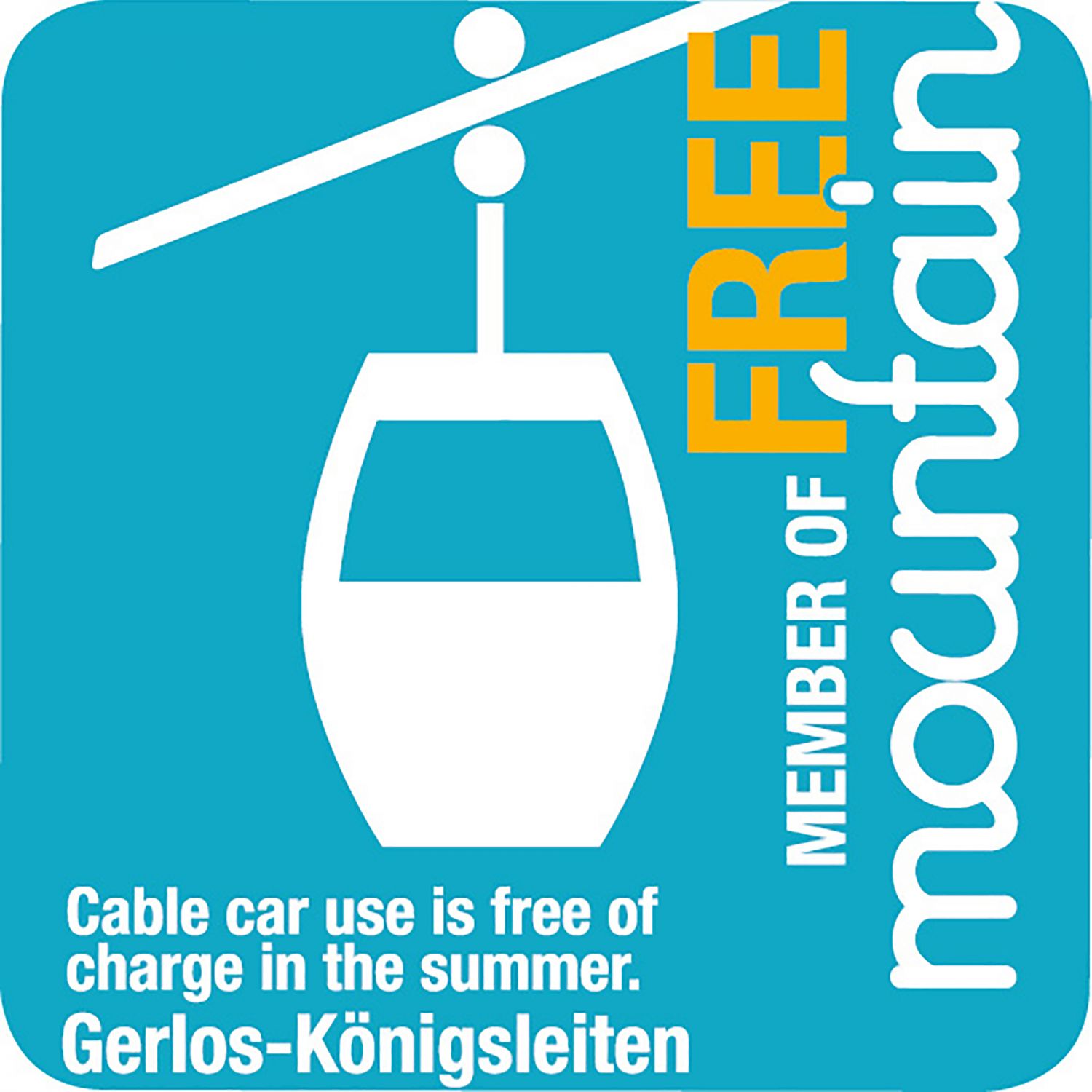 Gerloser Skiliftzentrum - Logo Free Mountain